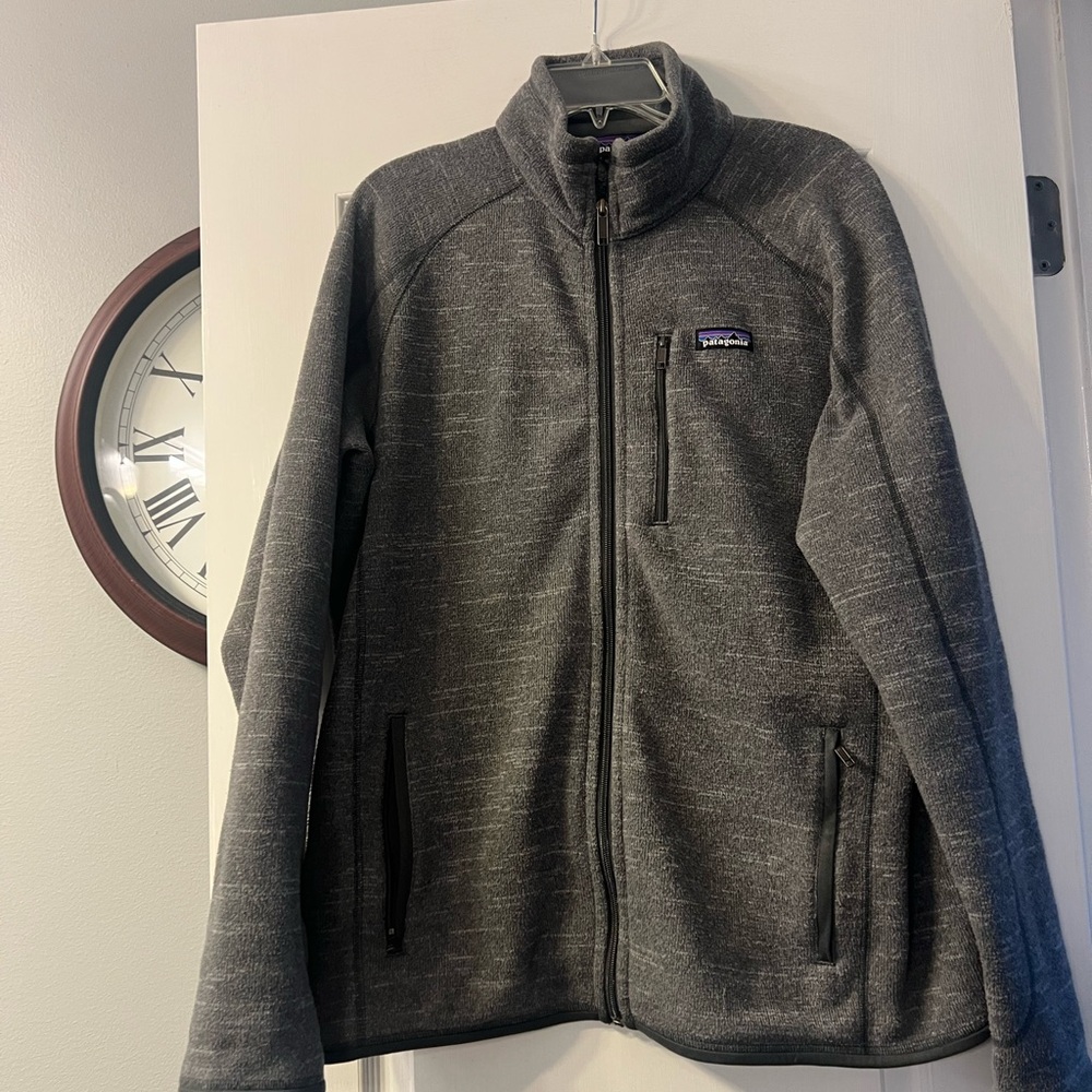 Patagonia better sweater in heather gray size L